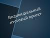 Индивидуальный итоговый проект