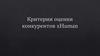 Критерии оценки конкурентов xHuman