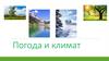 Погода и климат