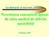 Necesitatea cunoașterii igienei de către medicii de diferite specialități