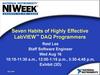 Seven Habits of Highly Effective LabVIEW™ DAQ Programmers