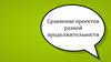 Сравнение проектов разной продолжительности