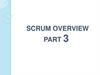 Scrum overview. Part 3