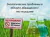 Экологические проблемы в области обращения с пестицидами