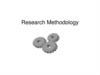 Research methodology