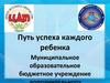Путь успеха каждого ребенка