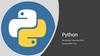 Python. Общая информация