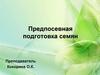Предпосевная подготовка семян