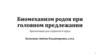 Биомеханизм родов при головном предлежании