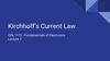 Kirchhoff’s Current Law