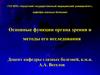 Основные функции органа зрения и методы его исследования