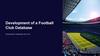Development of a Football Club Database