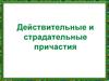 Действительные и страдательные причастия