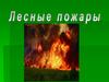Лесно́й пожа́р - стихийное, неуправляемое распространение огня по лесным площадям