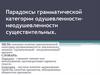 Парадоксы грамматической категории одушевленности-неодушевленности существительных