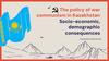 The policy of war communism in Kazakhstan Socio-economic, demographic consequences