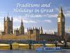 Traditions and Holidays in Great Britain