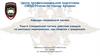 Специальная тактика, действия нарядов на массовых мероприятиях, при общении с гражданами. Тема 4