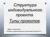 Структура индивидуального проекта. Типы проектов