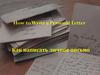 Как написать личное письмо (How to Write a Personal Letter)