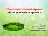 Исследовательский проект «Наш зелёный островок»
