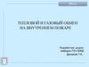 Тепловой и газовый обмен на внутреннем пожаре