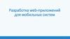 Разработка web-приложений для мобильных систем