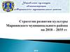 Стратегия развития культуры Мариинского муниципального района на 2018-2035 гг