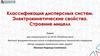 Классификация дисперсных систем. Электрокинетические свойства. Строение мицелл
