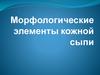 Морфологические элементы кожной сыпи