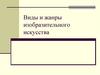 Виды и жанры изобразительного искусства