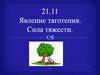 Явление тяготения. Сила тяжести