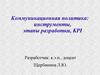 Коммуникационная политика: инструменты, этапы разработки, KPI
