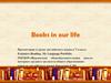 Books in our life