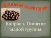 Психология малой группы