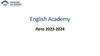 English Academy. Лето 2023-2024