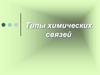 Типы химических связей