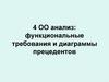 ОО анализ: функциональные требования и диаграммы прецедентов. Тема 4