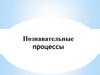 Познавательные процессы