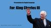 King Charles III