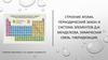 Строение атома. Периодический закон и система элементов Д.И. Менделеева. Химическая связь. Гибридизация