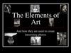 The Elements of Art