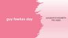 Guy fawkes day