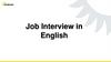 Job Interview in English. Guestions