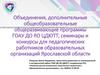 Объединения, дополнительные общеобразовательные общеразвивающие программы ГОАУ ДО ЯО ЦДЮТТ