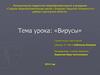 Вирусы. Профилактика здорового образа жизни