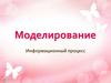 Моделирование. Информационный процесс