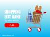 Shopping list. Game