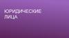 Юридические лица