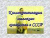Коллективизация сельского хозяйства в СССР